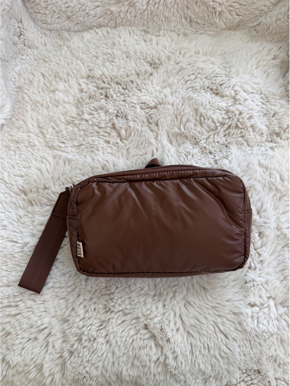 BÉIS the expandable puff pouch Brown Backpack crossbody convertible bag